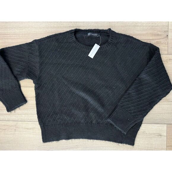 New York and Company Black Sweater Large L NWT 2346 Women’s Soft Warm  NY&C - Picture 2 of 3